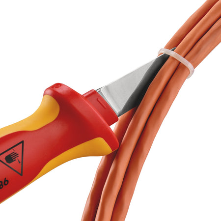 Knipex 180mm Fully Insulated Cable Knife : Model No.98 52
