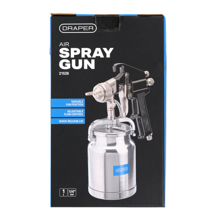 DRAPER 1L Air Spray Gun: Model No.4212HP