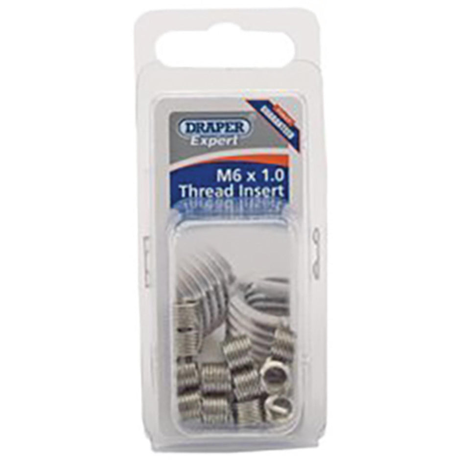 DRAPER Expert M6 x 1.0 Metric Thread Insert Refill Pack (12): Model No.ADHCK-A