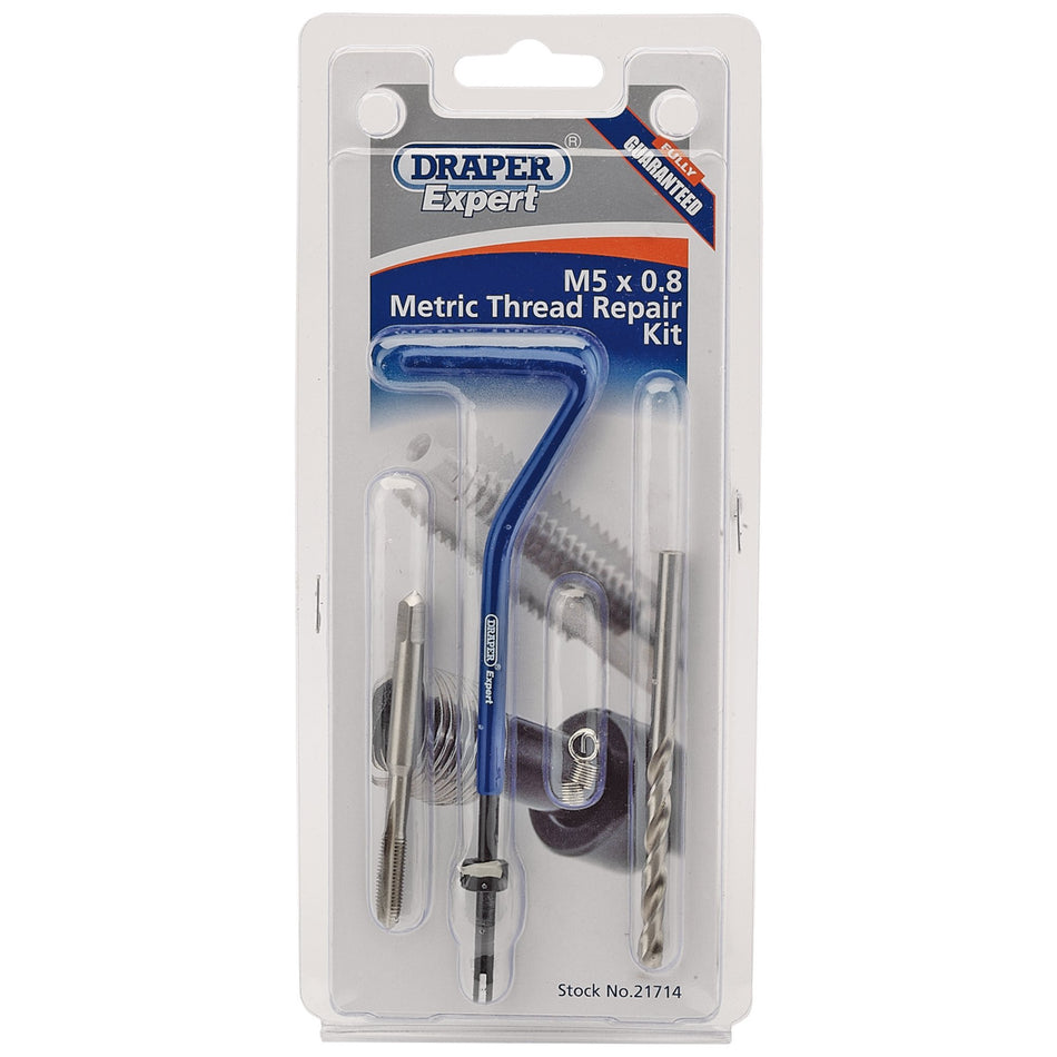DRAPER Expert M5 x 0.8 Metric Thread Repair Kit: Model No.DHCK-A