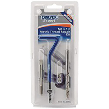 DRAPER Expert M6 x 1.0 Metric Thread Repair Kit: Model No.DHCK-A