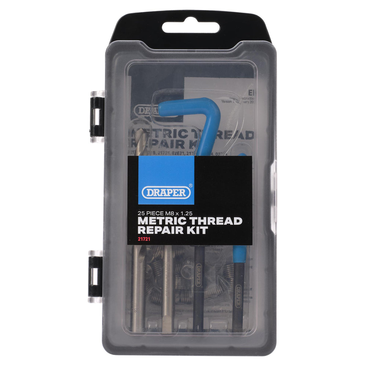 DRAPER Expert M8 x 1.25 Metric Thread Repair Kit: Model No.DHCK-A