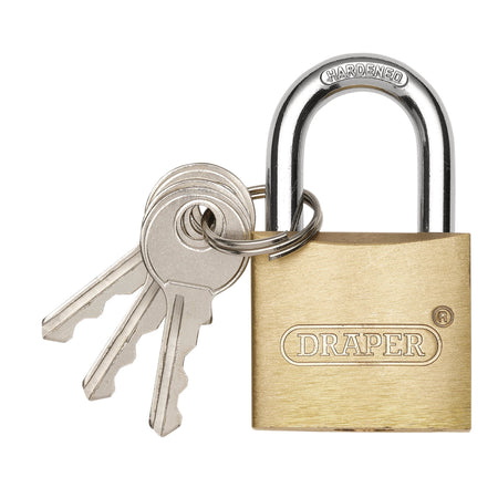 Brass Cylinder Padlock, 30mm : Model No. DPL-30