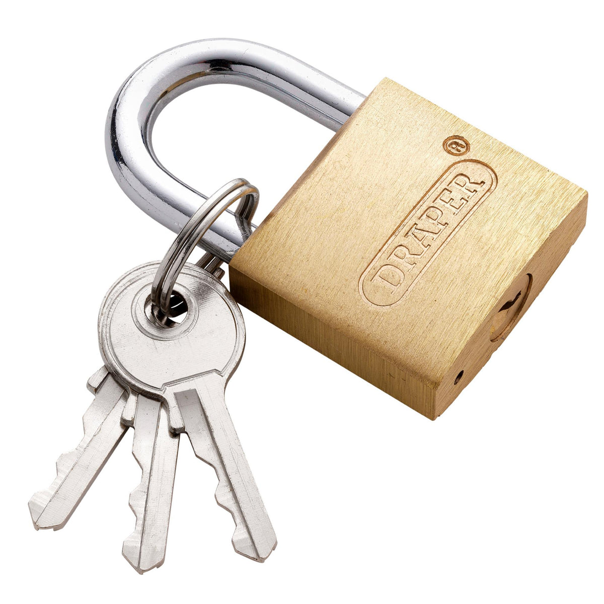 Brass Cylinder Padlock, 30mm : Model No. DPL-30