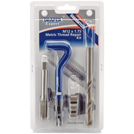 DRAPER Expert M12 x 1.75 Metric Thread Repair Thread Kit: Model No.DHCK-A