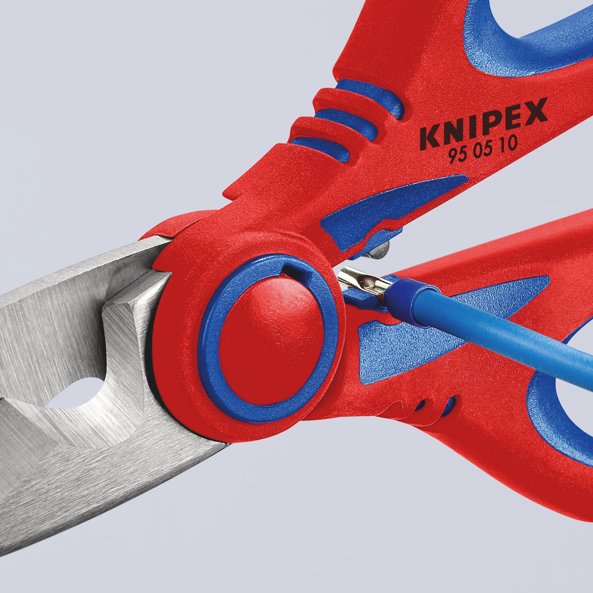 KNIPEX 95 05 10 SB Electricians Shears,160mm: No.95 05 10 SB