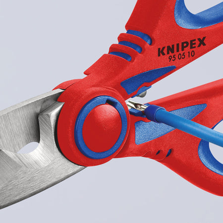 KNIPEX 95 05 10 SB Electricians Shears,160mm: No.95 05 10 SB