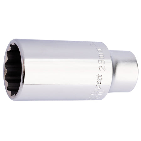 DRAPER Expert 28mm 1/2in. Square Drive HGV Diesel Injector Socket: Model No.HTD-MM
