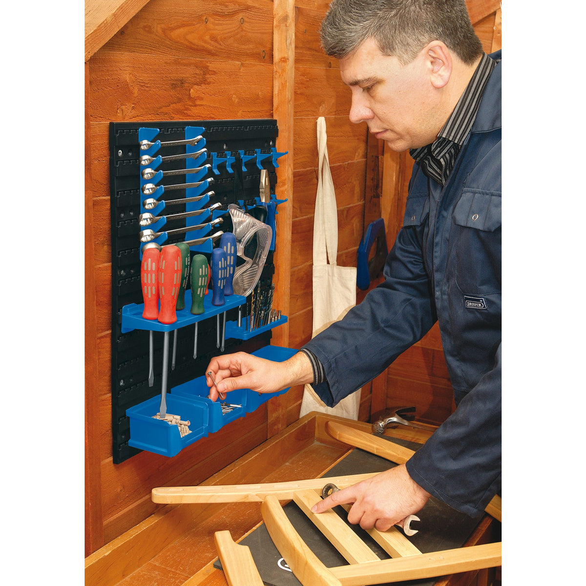 DRAPER 18 Piece Tool Storage Board: Model No.SBR18