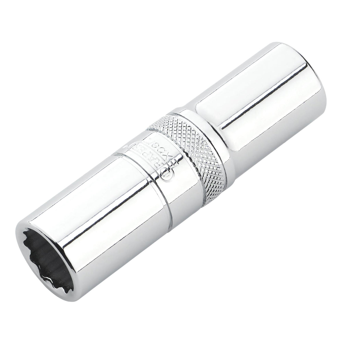 Draper Expert Metric Deep Socket, 1/2" Sq. Dr., Polished Chrome, 15mm