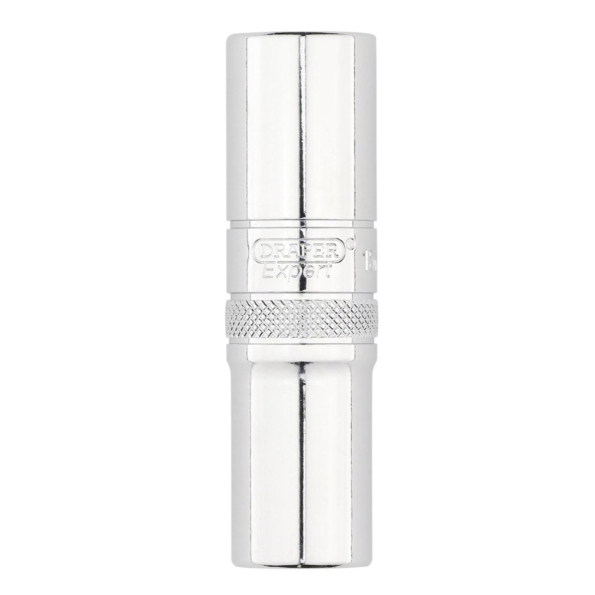 Draper Expert Metric Deep Socket, 1/2" Sq. Dr., Polished Chrome, 15mm