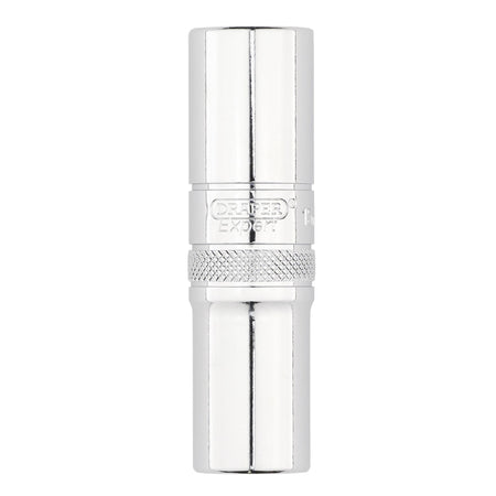 Draper Expert Metric Deep Socket, 1/2" Sq. Dr., Polished Chrome, 15mm