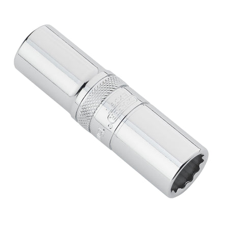 Draper Expert Metric Deep Socket, 1/2" Sq. Dr., Polished Chrome, 15mm