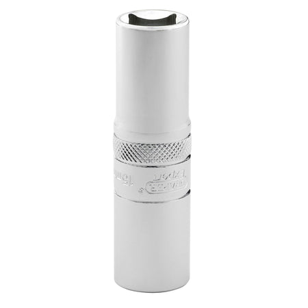 Draper Expert Metric Deep Socket, 1/2" Sq. Dr., Polished Chrome, 15mm