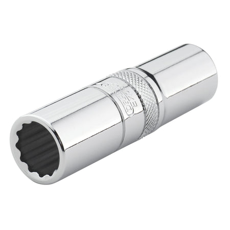 Draper Expert Metric Deep Socket, 1/2" Sq. Dr., Polished Chrome, 15mm
