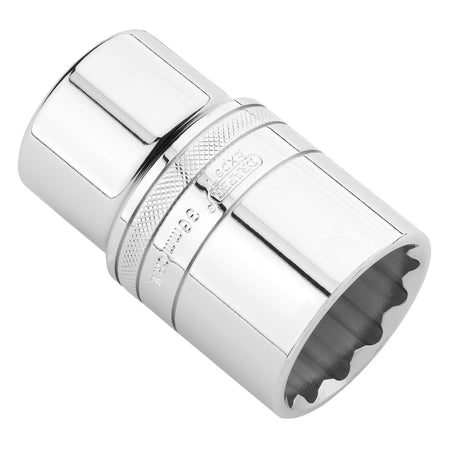 Draper Expert Metric Deep Socket, 1/2" Sq. Dr., Polished Chrome, 36mm