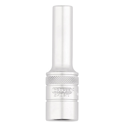 Draper Expert Metric Deep Socket, 1/2" Sq. Dr., Micro Satin Chrome, 8mm