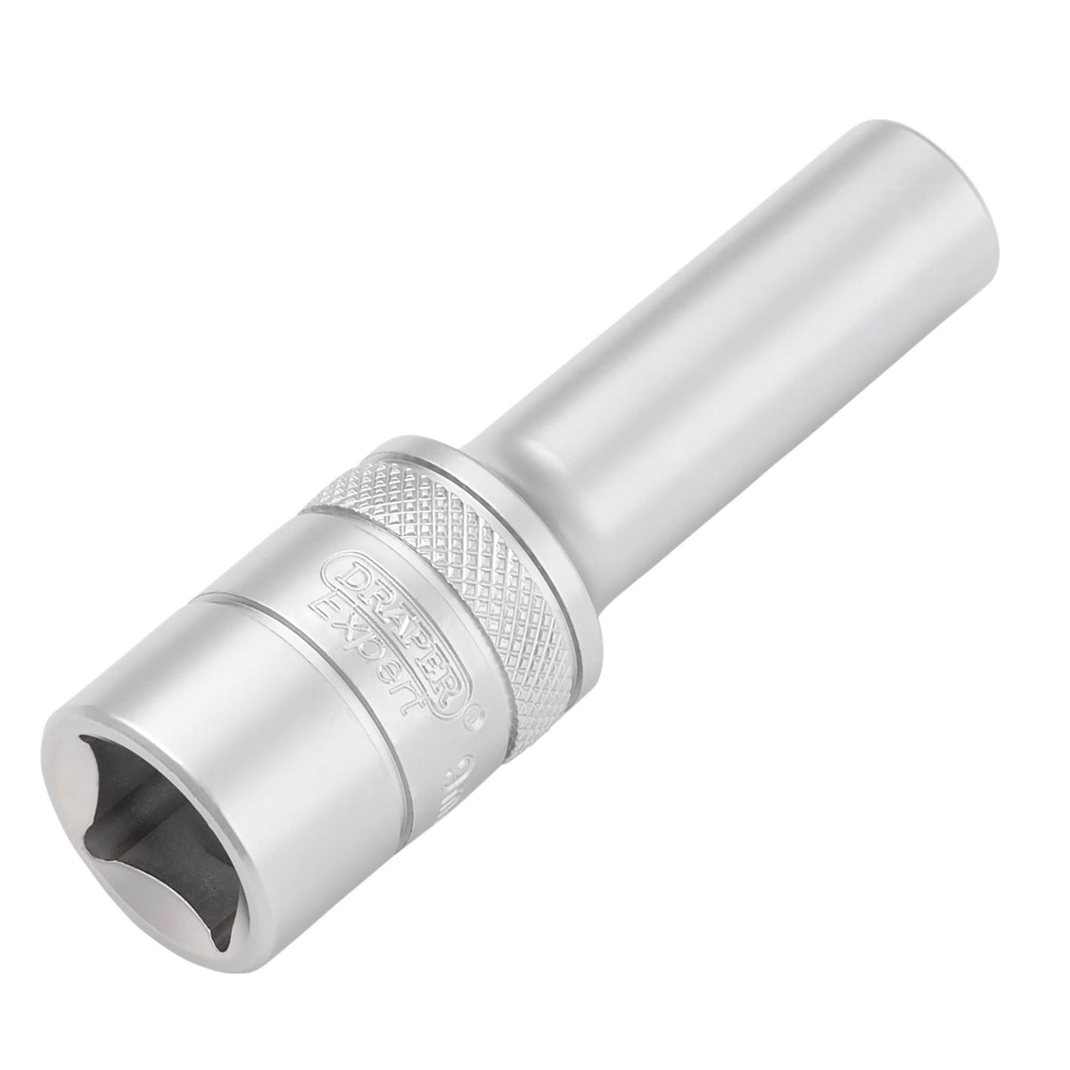 Draper Expert Metric Deep Socket, 1/2" Sq. Dr., Micro Satin Chrome, 9mm