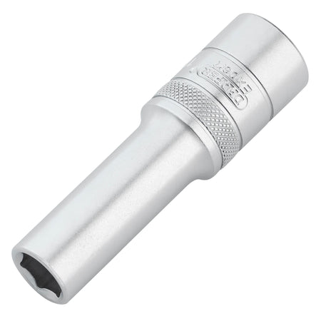 Draper Expert Metric Deep Socket, 1/2" Sq. Dr., Micro Satin Chrome, 11mm