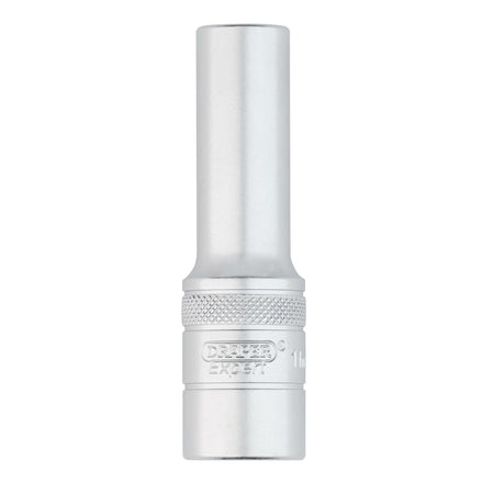 Draper Expert Metric Deep Socket, 1/2" Sq. Dr., Micro Satin Chrome, 11mm