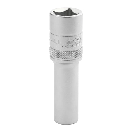 Draper Expert Metric Deep Socket, 1/2" Sq. Dr., Micro Satin Chrome, 11mm