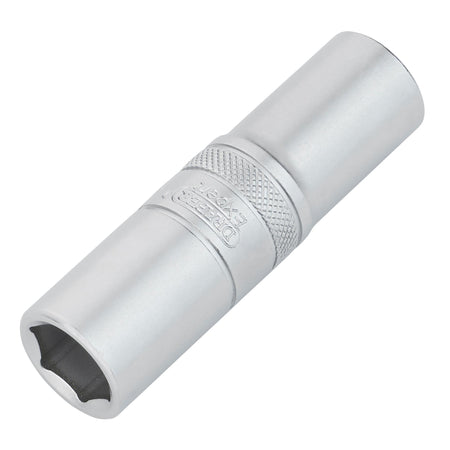 Draper Expert Metric Deep Socket, 1/2" Sq. Dr., Micro Satin Chrome, 15mm