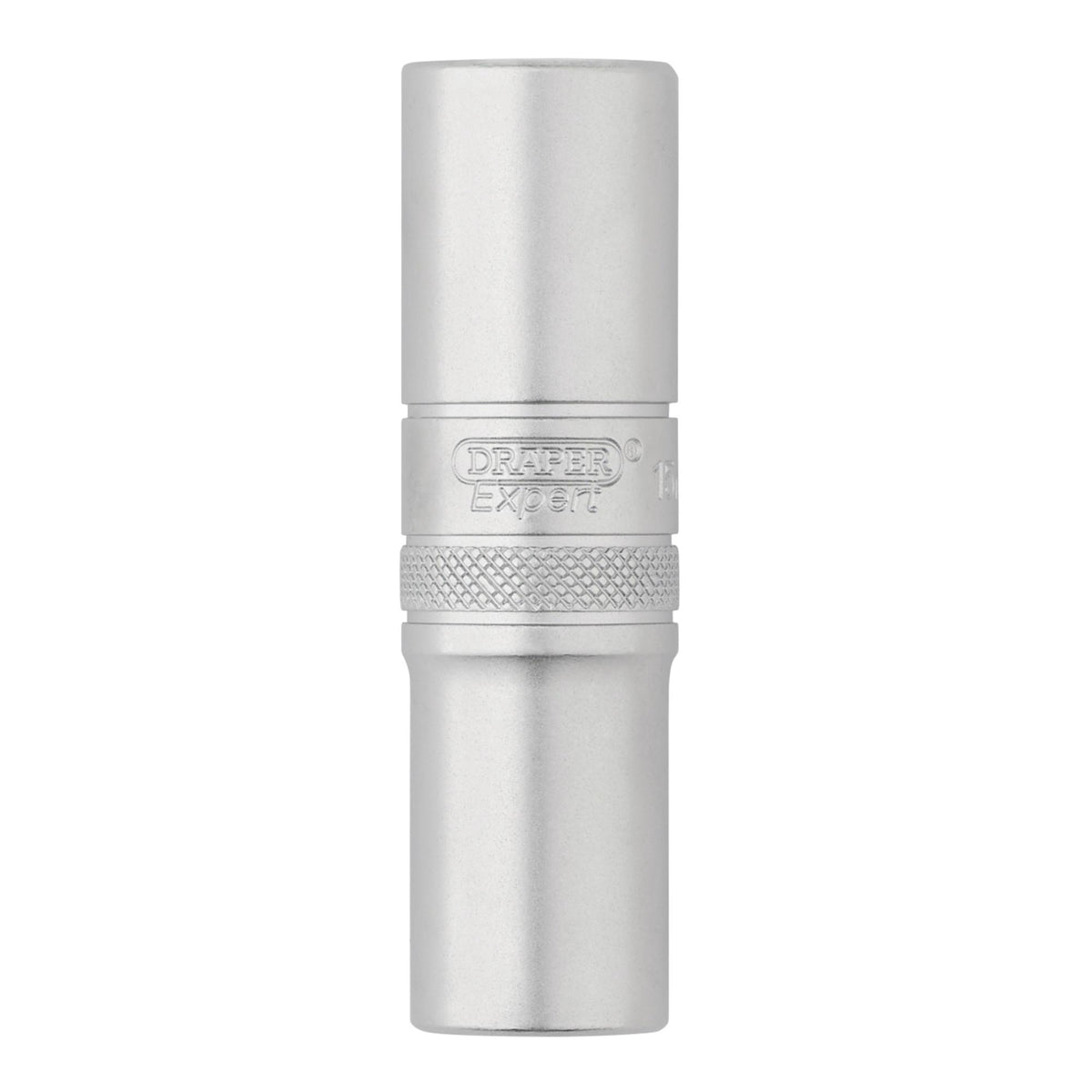 Draper Expert Metric Deep Socket, 1/2" Sq. Dr., Micro Satin Chrome, 15mm