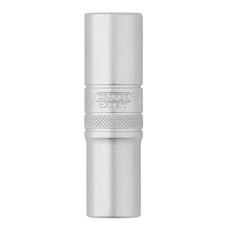 Draper Expert Metric Deep Socket, 1/2" Sq. Dr., Micro Satin Chrome, 15mm