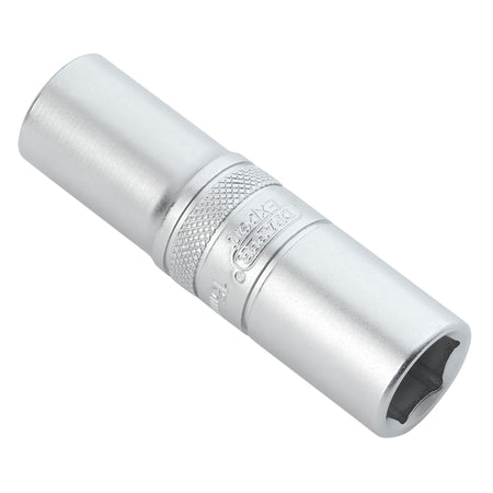 Draper Expert Metric Deep Socket, 1/2" Sq. Dr., Micro Satin Chrome, 15mm