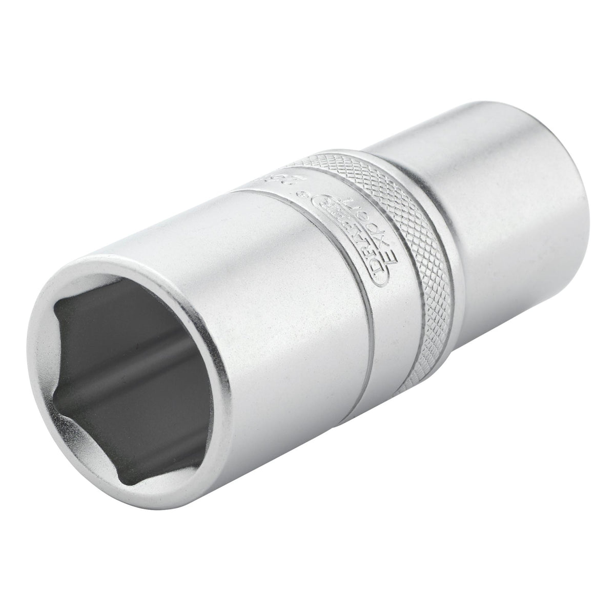 Draper Expert Metric Deep Socket, 1/2" Sq. Dr., Micro Satin Chrome, 23mm
