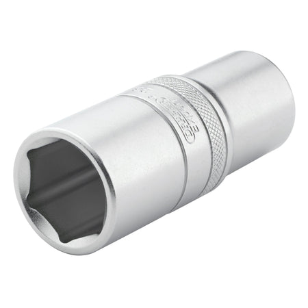 Draper Expert Metric Deep Socket, 1/2" Sq. Dr., Micro Satin Chrome, 23mm