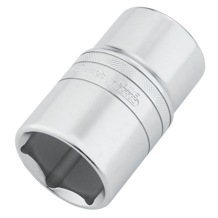 Draper Expert Metric Deep Socket, 1/2" Sq. Dr., Micro Satin Chrome, 36mm