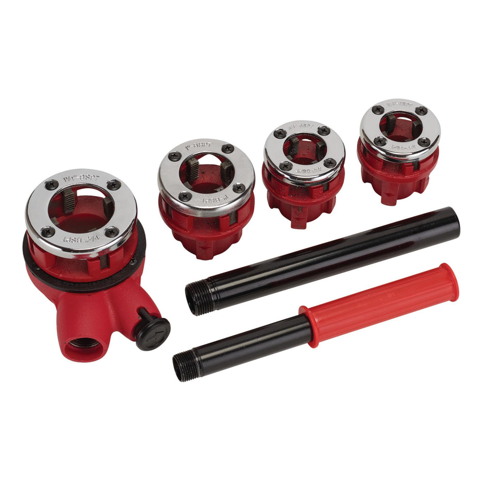 DRAPER 7 Piece Imperial Ratchet Pipe Threading Kit: Model No.PTK/2
