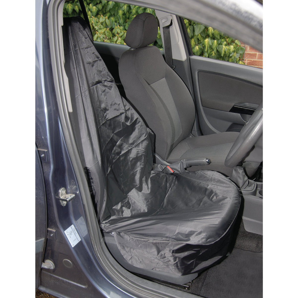 DRAPER Side Airbag Compatible Polyester Front Seat Cover: Model No.SC-02