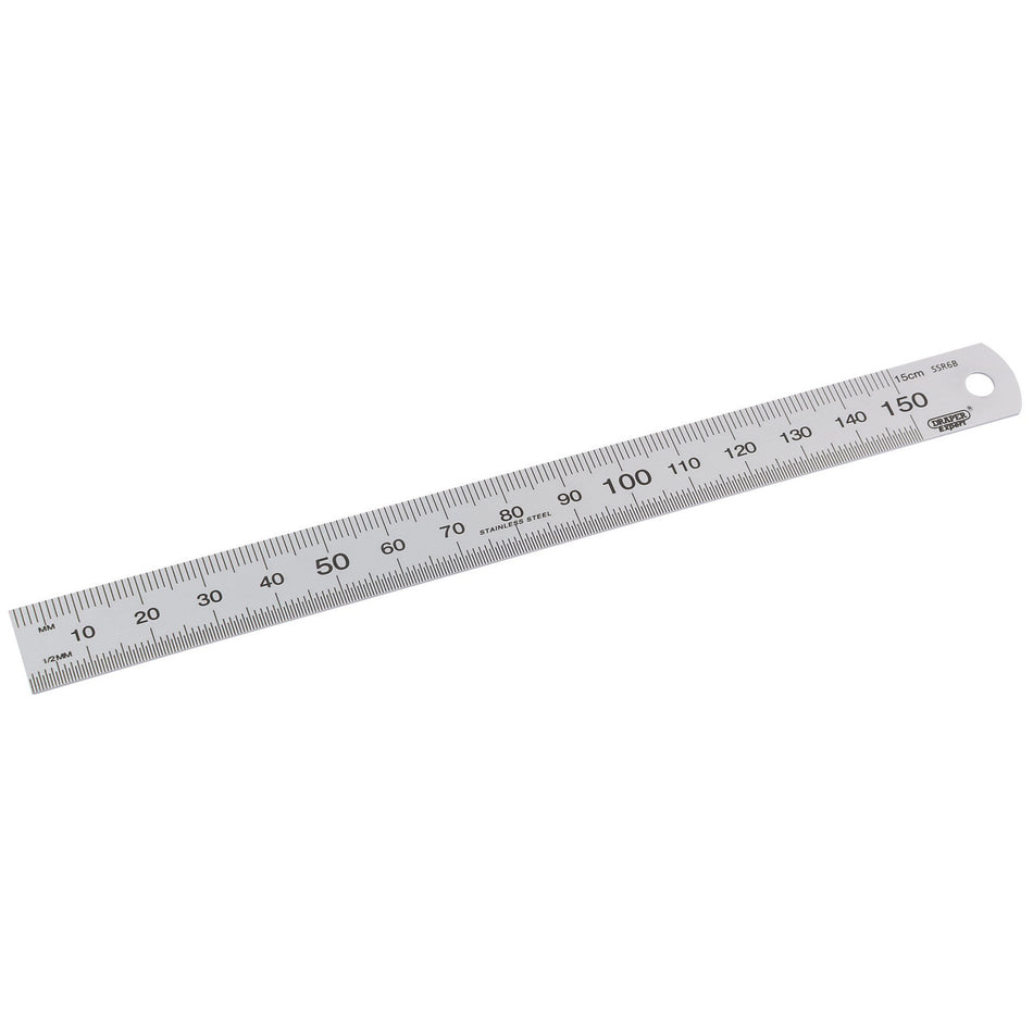 DRAPER Expert 150mm/ 6in. Stainless Steel Rule: Model No.SSR6B