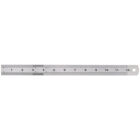 DRAPER Expert 300mm 12in. Stainless Steel Rule: Model No.SSR12B