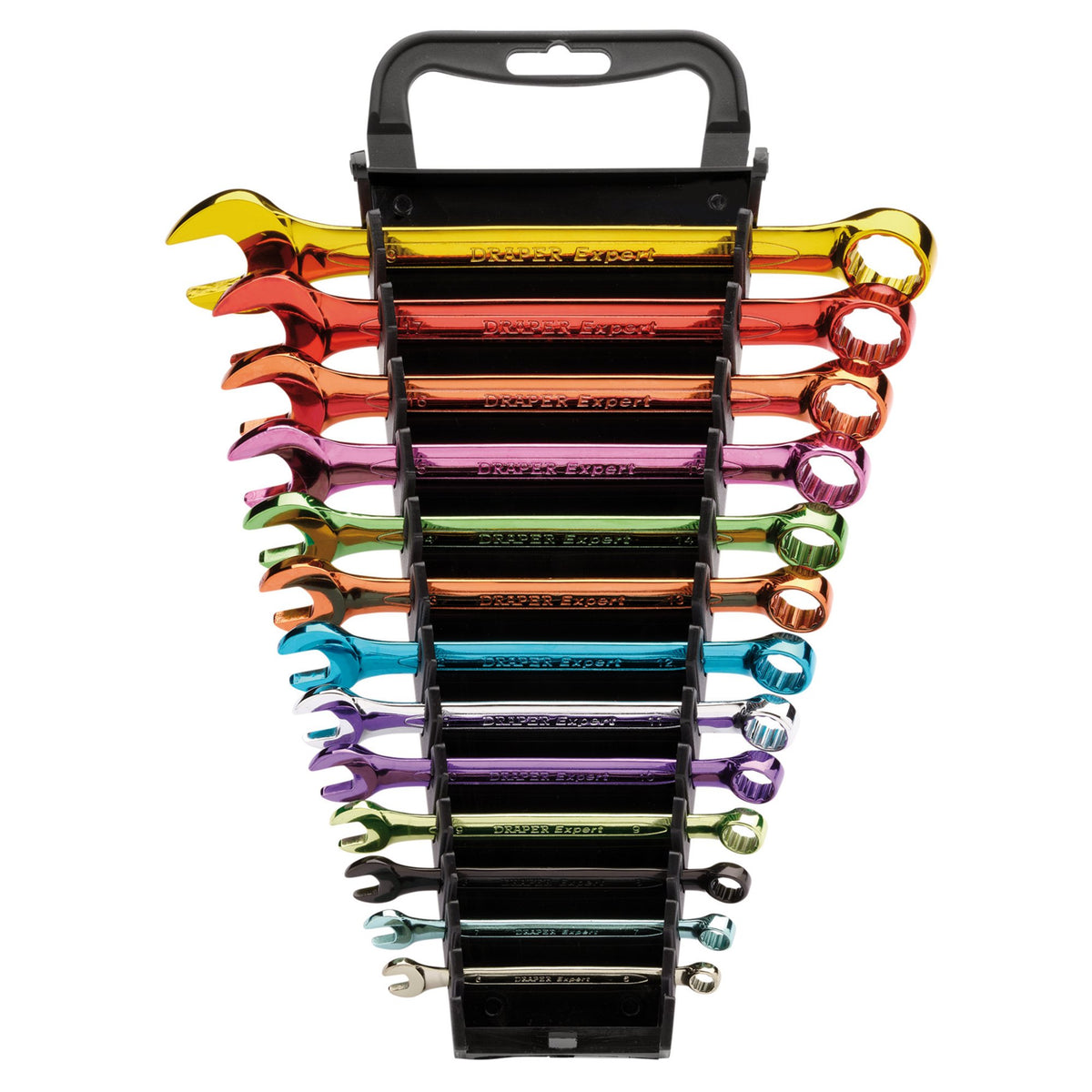 DRAPER Expert 13 Piece Draper Expert Hi-Torq ; Metric Coloured Combination Spanner Set: Model No.8232/MM/C