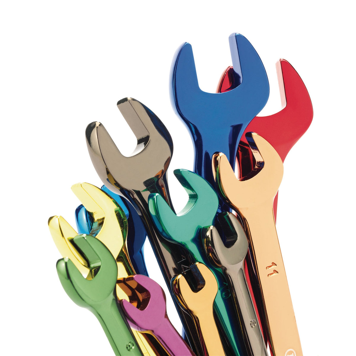 DRAPER Expert 13 Piece Draper Expert Hi-Torq ; Metric Coloured Combination Spanner Set: Model No.8232/MM/C
