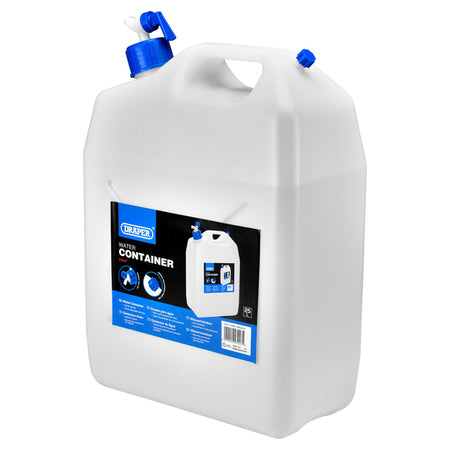 DRAPER 25L Water Container with Tap: Model No.PWB25