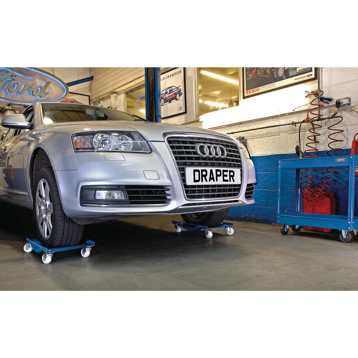 DRAPER Expert Wheel Dollies (Pair): Model No.WD2