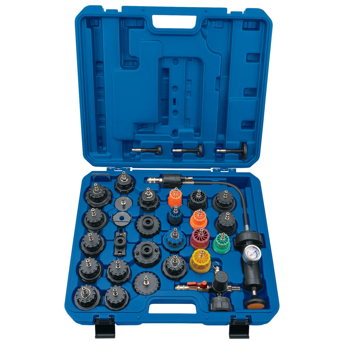 DRAPER Expert 33 Piece Radiator and Cap Pressure Test Kit: Model No.RPT33