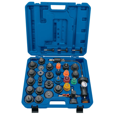 DRAPER Expert 33 Piece Radiator and Cap Pressure Test Kit: Model No.RPT33