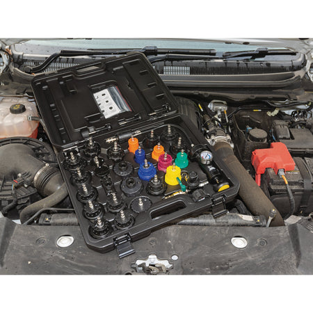 DRAPER Expert 33 Piece Radiator and Cap Pressure Test Kit: Model No.RPT33