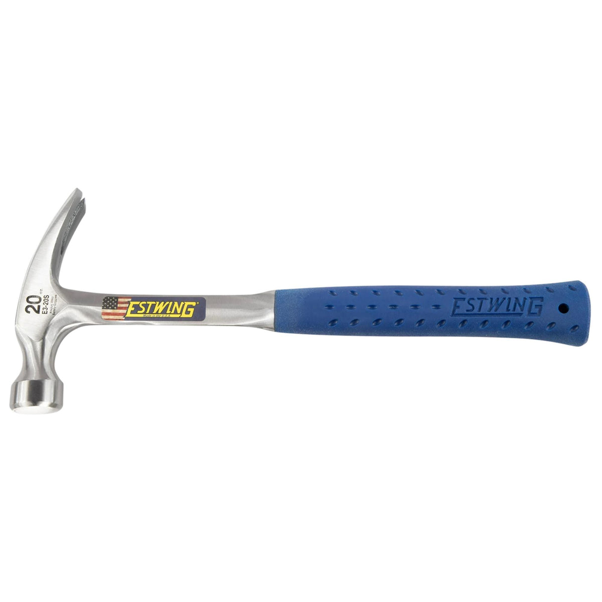 Estwing E3-20S Straight Claw Hammer, 20oz/560g : Model No. E3/20S