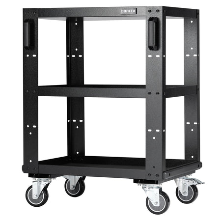 BUNKER Modular 3 Tier Tool Trolley: No.MS400-3TCR