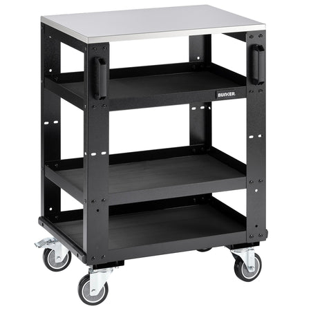 BUNKER Modular 3 Tier Tool Trolley: No.MS400-3TCR