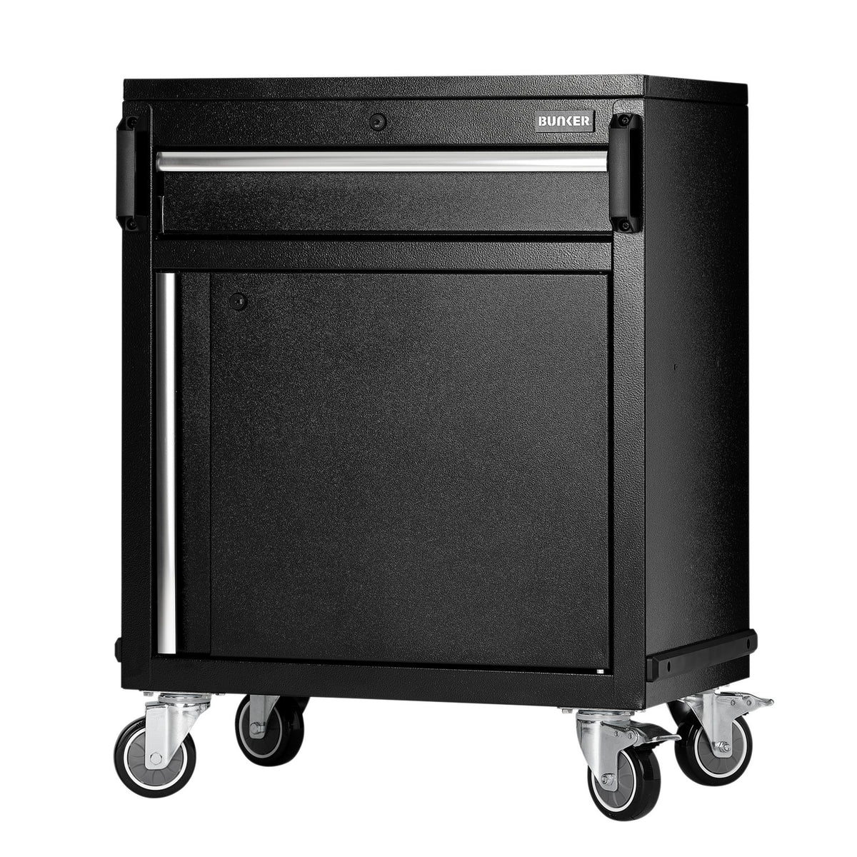 BUNKER Modular Power Tool Mobile Cabinet, 1 Drawer, 1 Door, 646mm : Model No. MS400-PTT