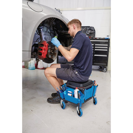 Draper Expert Work Stool, Blue : Model No. WSD1