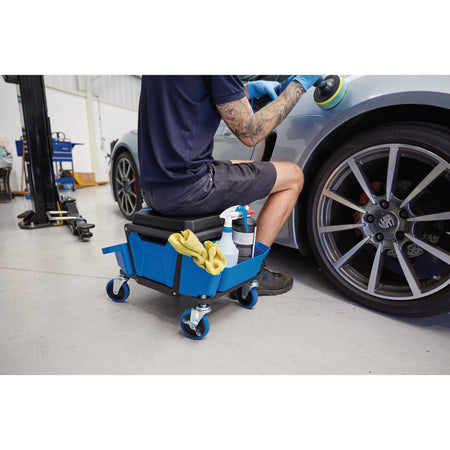 Draper Expert Work Stool, Blue : Model No. WSD1