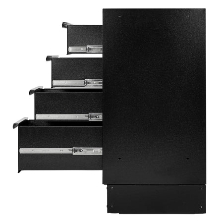 BUNKER Modular Floor Cabinet, 4 Drawer, 680mm : Model No. MS400-4BU